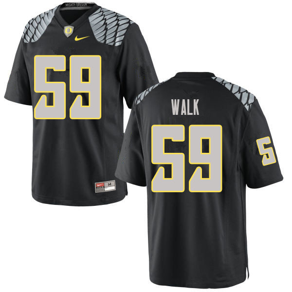 Men #59 Ryan Walk Oregn Ducks College Football Jerseys Sale-Black